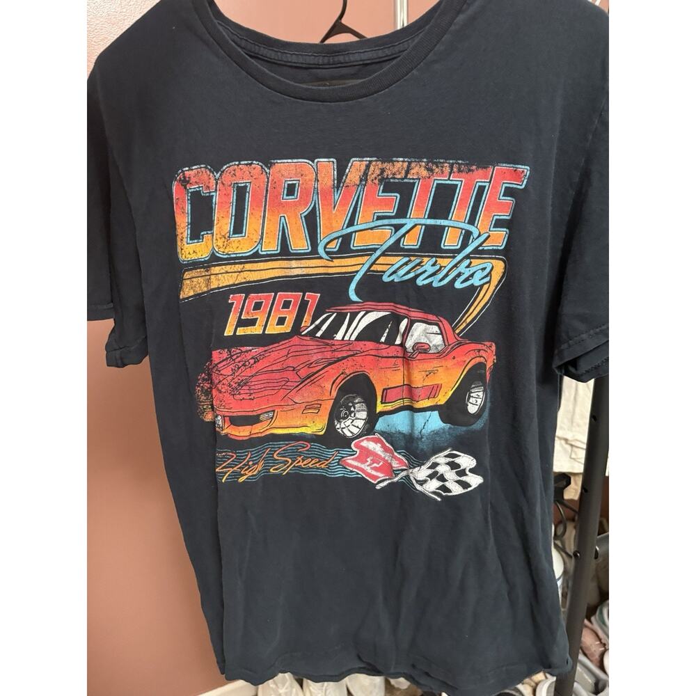 Corvette Vintage T Shirt Size Large